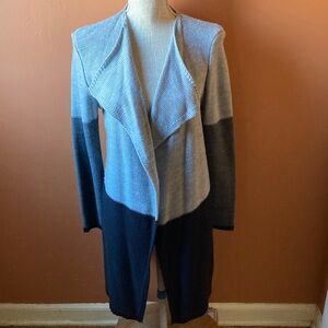 Lemonade three-tone gray cardigan sweater